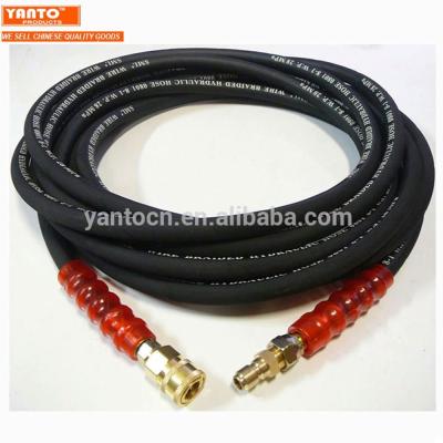 China SEAL 20M HIGH PRESSURE 6820PSI Water High Pressure Hose With 2 Wires For Cleaner Replacement Hose Pipe for sale