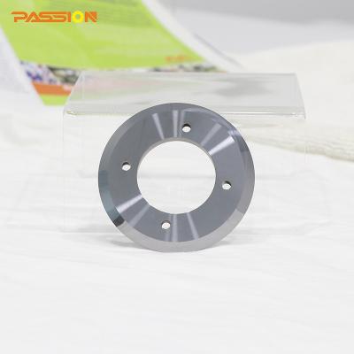 China Cigarette Passion OEM/ODM Precision Slotting Machine Core Cutter Blade Industrial Carbide Pe Pipe Cutting Knife for sale