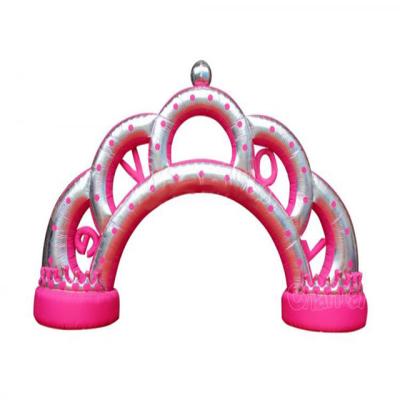 China Oxford Cloth or PVC Inflatable Wedding Decoration Inflatable Flower Inflatable Arch Birthday Arch for sale