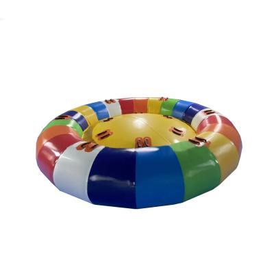 China Hot Sale Sea Towable Inflatable Game Disco Flying Inflatable Boat For Sea for sale