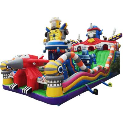 China Wholesale Popular Inflatable Bouncy Castle Air Robot Bounce House Customized for sale