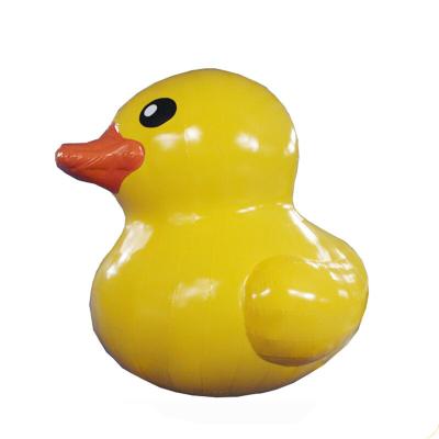 China Advertisng Giant Inflatable Cartoon Yellow Rubber Duck, Advertising Duck Cartoon Figure For Promotion Yellow Inflatable for sale