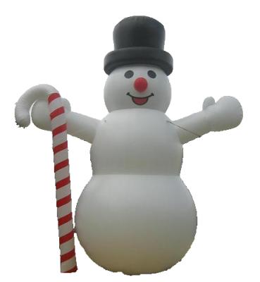 China Advertisng Christmas Inflatable Snowman, Inflatable Santa Claus And Deer Shape For Christmas Decorations for sale