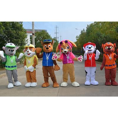 China Paw Character Patrol Animal Dog Cosplay Mascot Costume Dog Cartoon Mascot Costume S for sale