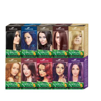 China Change Hair Color Popular Italy Permanent Hair Dye Color Hair Color Change Cream OEM Italy Color Change Cream for sale