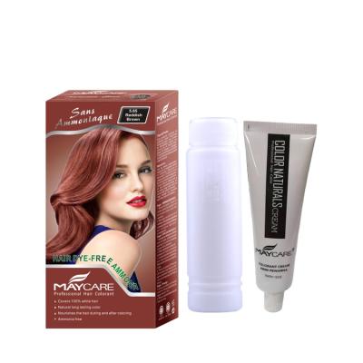 China High quality Maycare 25ML brand change hair color change hair color no ammonia and no ppd hair color for sale