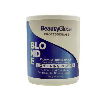 China 2021 New Fomula Blonde Bleaching Powder Professional Hair Bleaching Powder 500g Private Label Blue Blonde Hair Bleaching For Wholesale for sale