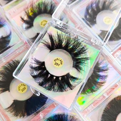 China Deep clean 3d mink eyelash seller delicious private label eyelashes brand new 25 mm lashes box packaging for sale