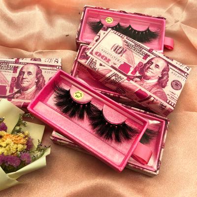 China Wholesale 25mm long natural mink 3d eyelashes box packing custom private label eyelash seller customized boxes for sale