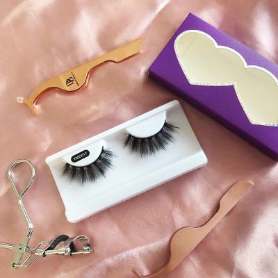 China Factory Price Own Brand Natural 3d Logo Long Faux Silk Mink Eyelashes Private Label Packing Case for sale