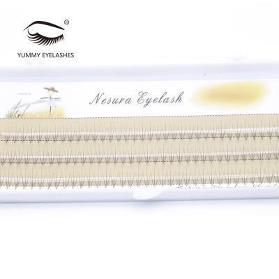 China Long Natural Eyelash Supplies Black Real Eyelashes From Mink Eyelashes Private Label Individual Lash Extensions Vendor Whips Wide Fans for sale