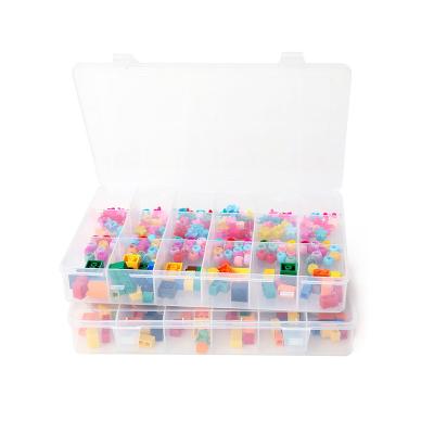 China Large Capacity Storage Box Lid Grid Storage Compartments Plastic Stored Boxes For Sale for sale