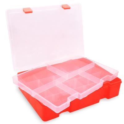 China Amazon Hot Selling Clear Storage Boxes and Bins Stored Compartment Box for Beads Jewelry Hardware Office Supplies for sale