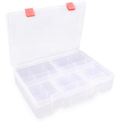 China High Output Organizer Stocked Pearl Box Clear Storage Box Compartment Plastic Storage Boxes For Sale for sale