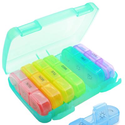 China PP Factory Direct Sales Plastic Pill Organizer Supplement Case Organizers for sale