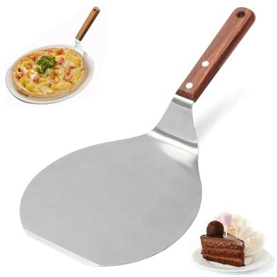 China New Viable Hot Sale Kitchen Accessories Scissors Round Stainless Steel Pizza Shovel Baking Tools for sale