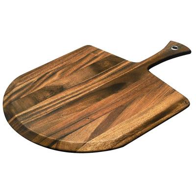 China Sustainable Customized High Quality Eco Friendly Wooden Pizza Peel Dish With Handle for sale