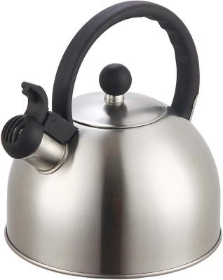 China Hot Sale 2.5L Whistling Kettle Sustainable Teapot High Quality Teapot Stainless Steel for sale