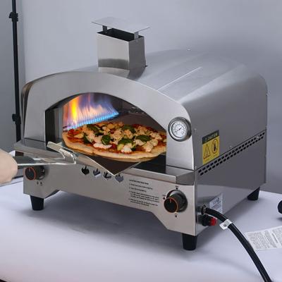 China Adjustable Height Outdoor Cook In The Backyard And Beyond Propane Pizza Oven 12 Inch for sale