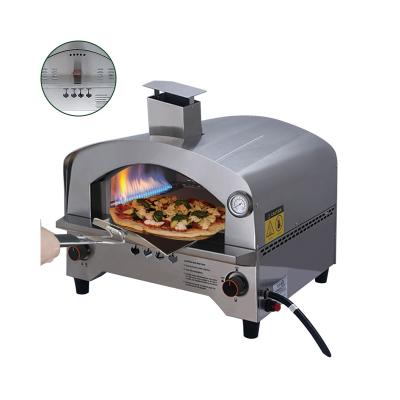 China Adjustable Height Top Selling Gas Power 500 Degree Italy Portable Pizza Maker Pizza Oven for sale