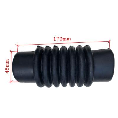 China KeFaLong 48*170 rubber hose silicone tube for Industrial washing machine parts en venta