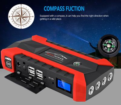 China Multifunctional 20000mah passenger car car powerbank jump starter with high power LED flashlight BS-T29 for sale