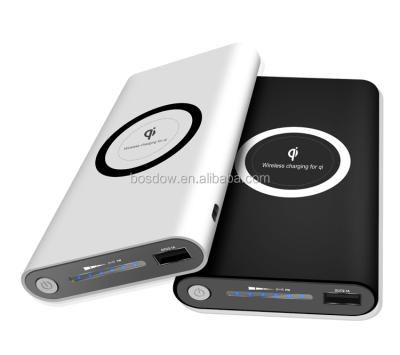 China Wireless Charging Power Bank Qi 10000mah Shenzhen Factory OEM BS-W100b for sale