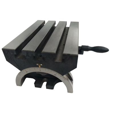 China Adjustable Cast Iron Angle Plate / Table For Milling And 10inch Auger 258*180MM for sale