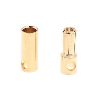 China Electric RC Toys Gold Plated 5.5mm 5.5mm ESC Motor 80A Battery Banana Plug Connector Plug ESC Lipo RC Motor Gold Bullet Banana for sale