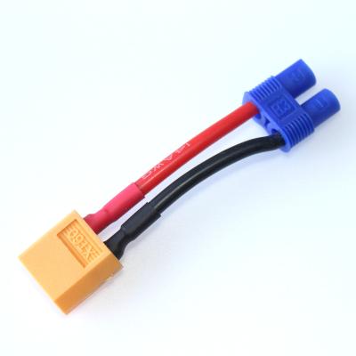 China Durable Battery Connector 2022 Quality Guaranteed Cable Silicone Wire Ec3 TRX XT60 High Temperature Wire for sale