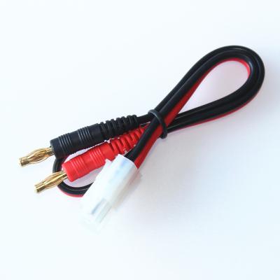 China 4mm Power Cable Charging Lead Wire 14AWG Lipo Silicone Battery Charger Mini Tamiya Male To Banana PlugFor RC for sale