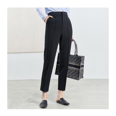 China New Arrival Women's Long Pants Four Seasons Daily Life Suit Breathable Pants For Ladies Slim Fit Casual Trousers for sale