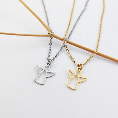 China 2022 FASHIONABLE Wing Angels Children's Jewelry For Children Custom Baby Angel Wings Necklace Non Tarnish Jewelry for sale