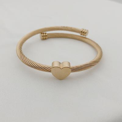 China TRENDY heart charm accessories jewelry stainless steel jewelry sets cadena scam joyeria de acero corazon chapa de oro stainless steel for sale