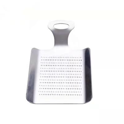 China Sustainable Kitchen Tool Stainless Steel Ginger Grater Multifunctional Vegetable Garlic Crusher for sale