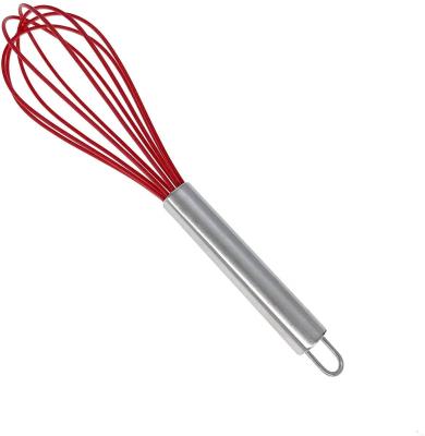 China Viable Kitchen Silicone Wire Beater Hand Egg Mixer for Beating Mixing Stirring Cooking Baking for sale