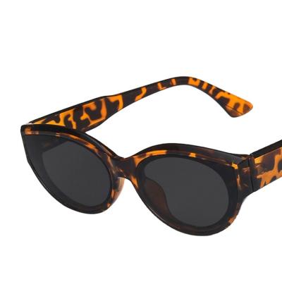 China Street Photo Fashion Elliptical Sunglasses Personality Sunglasses Cat-Eye Sunglasses Retro Euro-American Hip Hop for sale