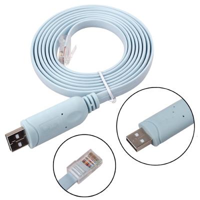 China Data Transmission Xput 1.8M FTDI USB to RJ45 for Cisco USB Console Cable for sale