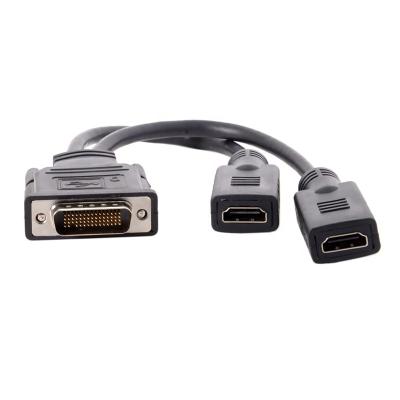 China DMS 59 Xput DMS-59 Dual HDMI Male To 2 Pin Male To 2 Pin Splitter Cable Converter Adapter Adapter for sale