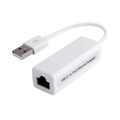 China Desktop Xput USB 2.0 to Ethernet Adapter 10/100Mbps USB to LAN RJ45 Ethernet Converter for Deskpot Laptop for sale