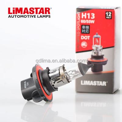 China Headlight Limastar H13/9008 12V 60/55W P26-4t Tungsten Halogen Bulb for sale