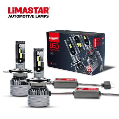 China Limastar GL Series H4 Aluminum Car Led Headlight Bulbs Lights 8000K 6000K for sale