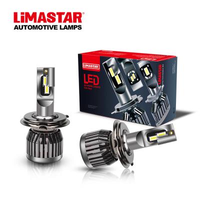 China Limastar GL Series Aluminum Car Led Bulb H4 Can Bus Led Lights for sale