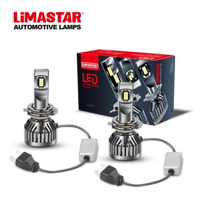 China Limastar GL Series Aluminum H7 LED Headlight Bulbs LED Canbus Kit For VW Accessories Car for sale