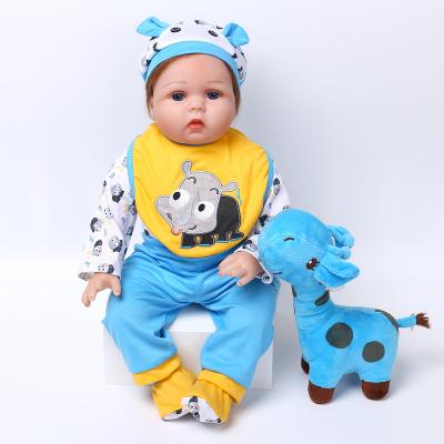 China Cartoon Toy 55cm Fashion Toy For Belle Kids Lifelike Silicone Reborn Baby - Doll for sale