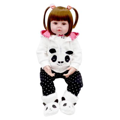 China Educational Cartoon Toy Popular Fashion Silicone Reborn Dolls 48cm for sale