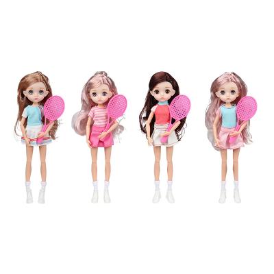 China Multicolor Gift Toy Princess Doll Princess Hair Girl Clothes Suit Accessories Toy Wholesale Exw Price Fashion Cartoon for sale