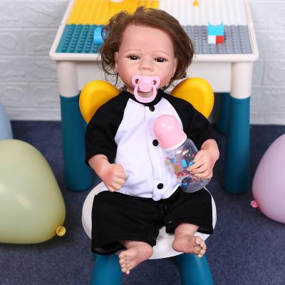 China Cartoon Toy Lifereborn 18inch Full Body Silicone Doll Vinyl Reborn Dolls For Babe Gift for sale