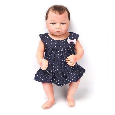 China 18inch Cartoon Toy Bow Reborn Cute Girl Doll For Christmas Day for sale