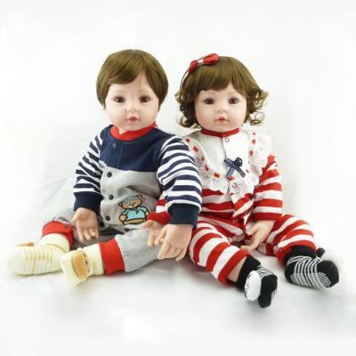 China Hot New Handmade Products Silicone Newreborn Baby Dolls Reborn Twins for sale